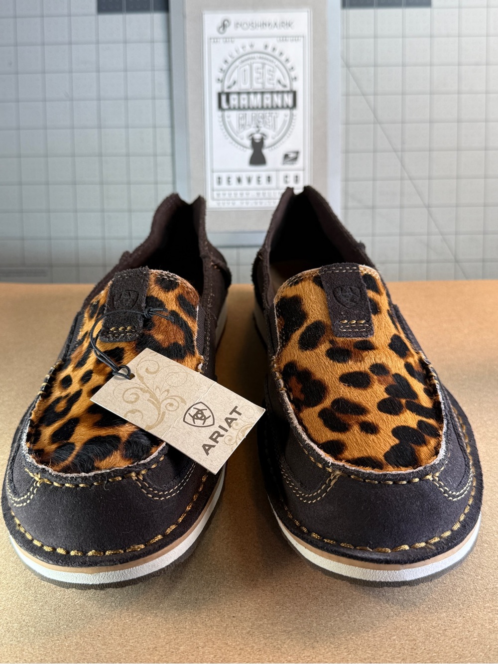 ARIAT®  |  WOMENS  |  LEOPARD/SUEDE  |  SZ11  |  NUw/TG  |